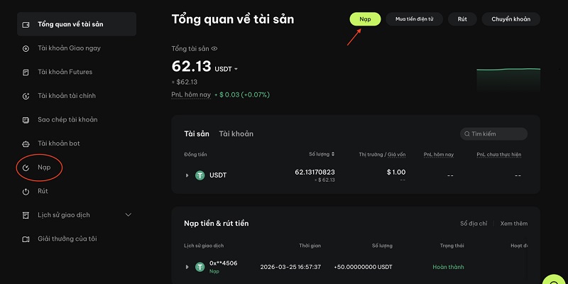 Xác nhận và hoàn tất giao dịch
